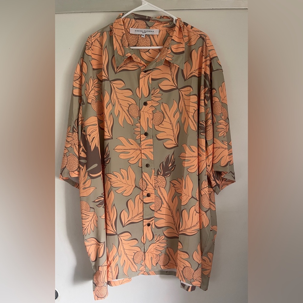 MISSING POLYNESIA Mens Ulu Aloha Shirt - Picture 2 of 8